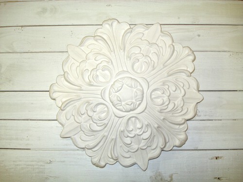 Plaster ceiling rose - plaster,