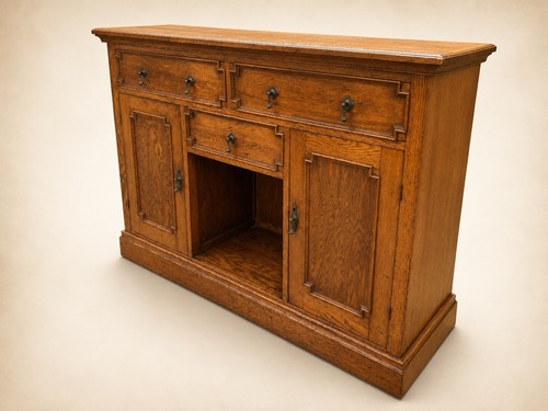 Antique oak art deco - oak,