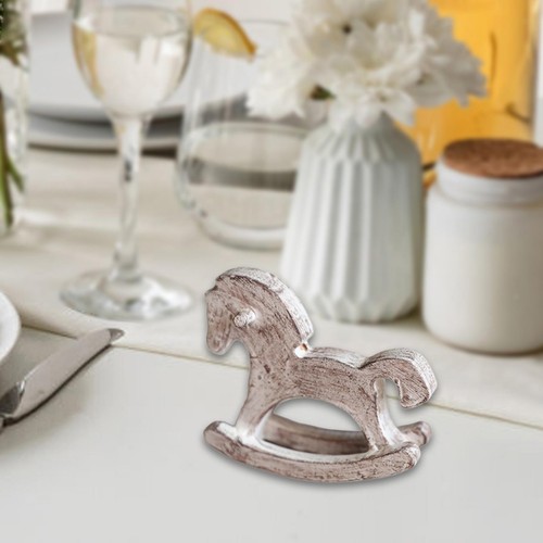 Wooden rocking horse table - rocking,