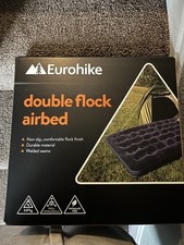 Double Flocked Camping Airbed Inflatable Mattress Blow Up Air Bed 