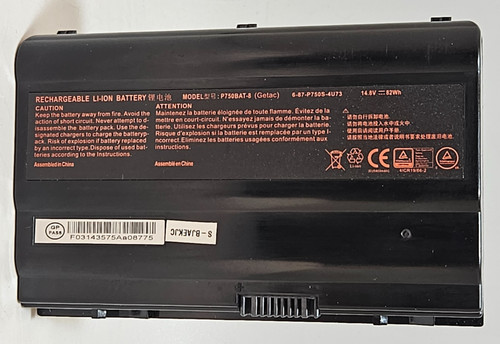 P750bat battery for clevo - ,