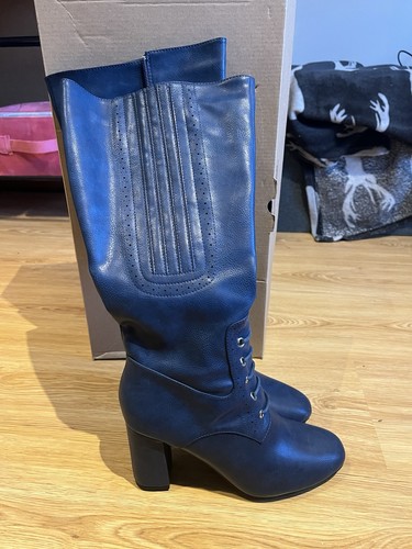 Joe browns boots size navy - boots,