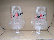 2 X San Miguel Chalice Pint