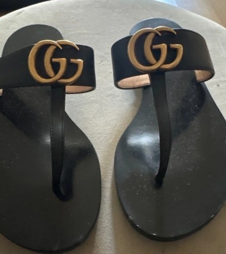 Gucci marmont thong - thong, sandals