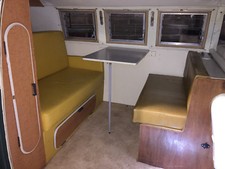 VW T2 Splits Westfalia SO42 Bulkhead 6pc Vinyl Cover Set in Mustard Yellow C9686