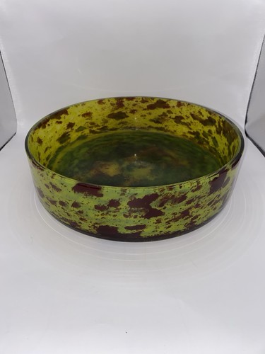 Mdina art glass bowl - glass,