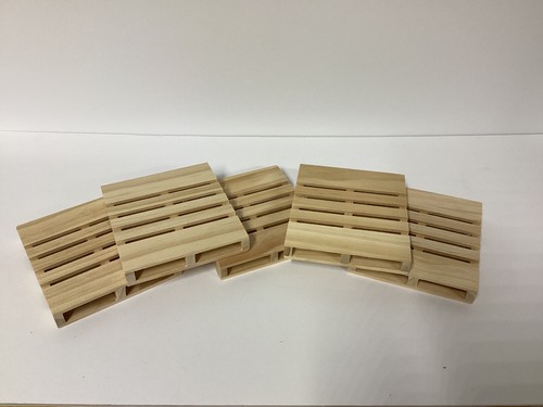 Mini wooden pallets - (lot, of