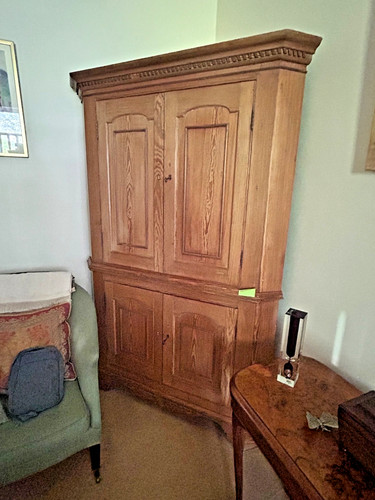 Large solid oak housekeeper's
