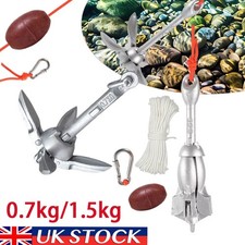 Kayak Canoe Jet Ski Sup Paddle Board Folding Grapnel Anchor Kit 1.5kg with Rope
