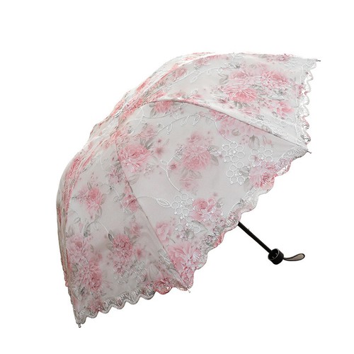 Floral lace umbrella - lace,