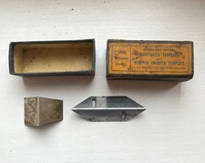 Rare Vintage Boxed Dovetail + Stop Chamfer Templates 1930’s - Used