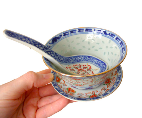 Art deco chinese rice grain - rice,