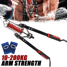 Hydraulic Chest Expander with 10-200kg Resistance for Upper Body Exercise