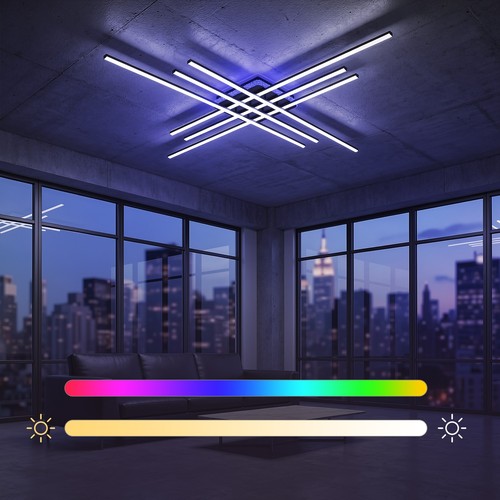 Large led ceiling light with - large,