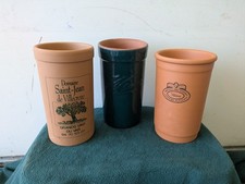 3x Vintage Terracotta Wine