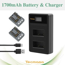2X Battery+Charger For Canon