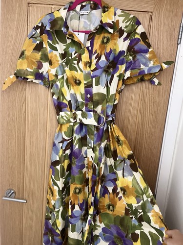 Zara women floral belted - floral,