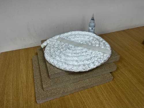 Vermiculite board 25mm rope - 25mm, +