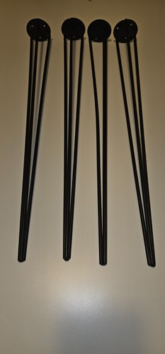 Set black metal hairpin - set,