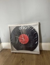 Vinyl Record-Themed Wall Clock
