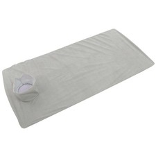 Waterproof Massage Table Sheet Practical Massage Bed Cover with Face Hole (Grey)