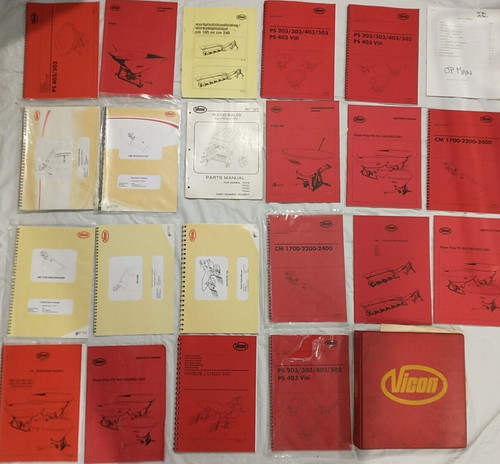 Vicon manuals farm - 23-pc,