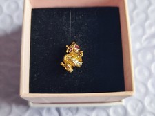 S925 ALE Gold Chinese New year Dragon  pandora charm 