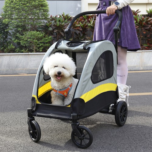 Dog stroller pet wagon trolley - stroller,