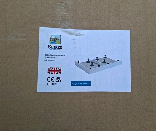 Shires bathrooms tray fitting - shires,