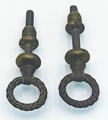 Mirror pins brass antique - antique, for