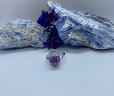 Adjustable Silver Fluorite