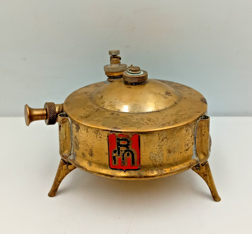 Vintage brass compact - rm,