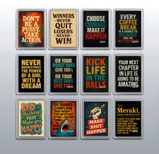 Motivational Quote Fridge Magnet – Positive Message Refrigerator Decor