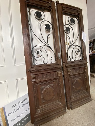 Antique oak double - -, french