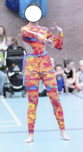 Dazzling multi colour lycra - dazzling,