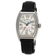 FRANCK MULLER Conquistador Watches 8002LSC Stainless Steel/Leather Ladies