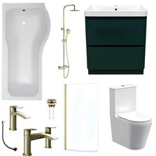 Full Bathroom Suite Green