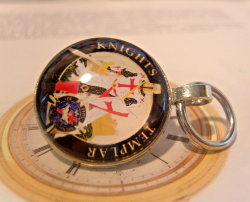 Masonic pocket watch chain - masonic, fob