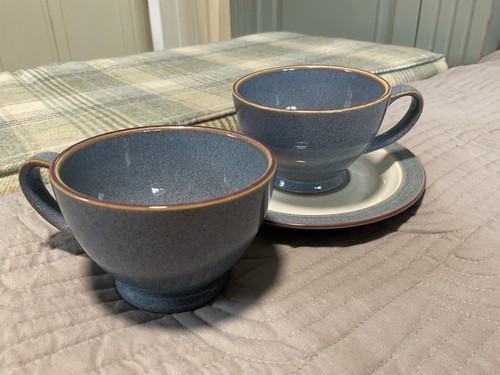 Denby storm grey teacups - 2,