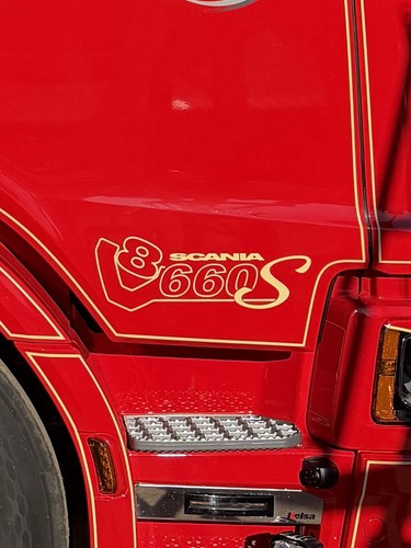 Scania 660 s sticker - 2x, v8