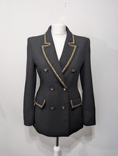 Zara Double Breasted Black