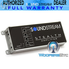 SOUNDSTREAM ST4.1200D MOTORCYCLE 4 CHANNEL 1200W COMPONENT SPEAKERS AMPLIFIER
