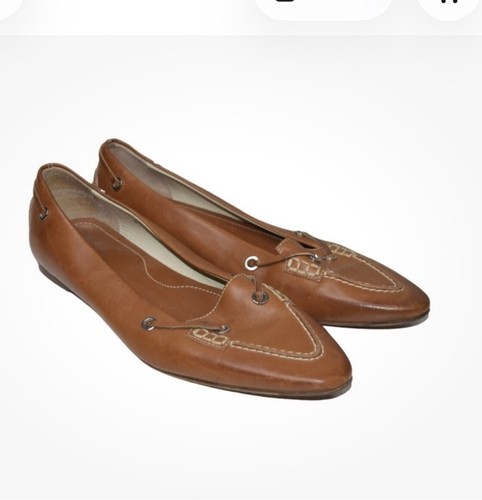 Tods flats womens brown - tods, 8.5
