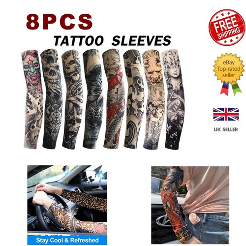 Arm covers pcs - 8, tattoo