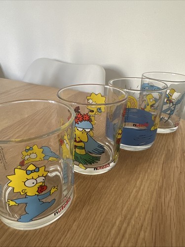 Simpsons nutella tumblers set - simpsons,