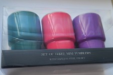 Mini Tumbler Cup Set 3 x 88ml