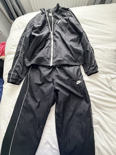 Nike woven tracksuit - nike, black