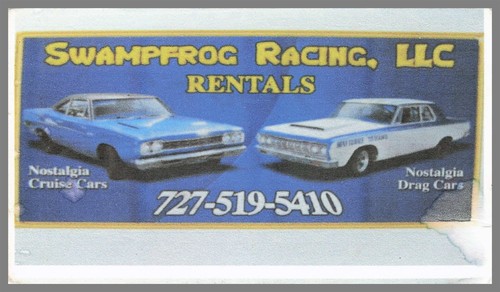 Swampfrog racing llc - llc, drag