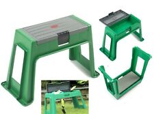 3 In 1 Garden Kneeling Padded Kneeler Seat With Tools Storage Portable Stool