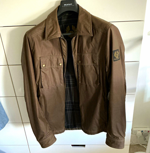 Belstaff dunstall brown waxed - brown,